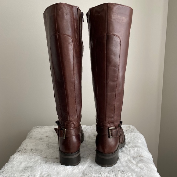Miz Mooz Pippy Knee High Brown Leather Harness Boot - Size 8/EU 39 - Picture 4 of 14